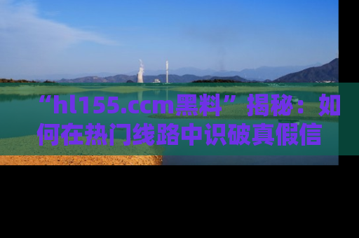 “hl155.ccm黑料”揭秘:如何在热门线路中识破真假信息