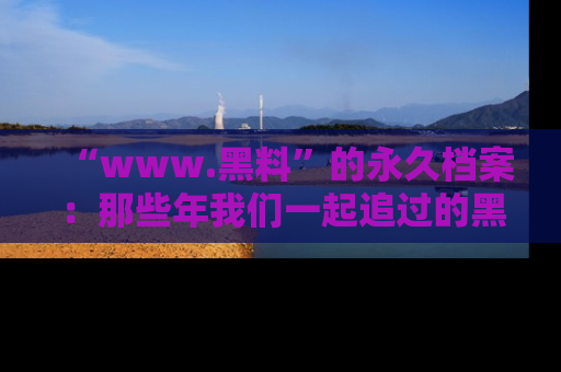 “www.黑料”的永久档案:那些年我们一起追过的黑料真相