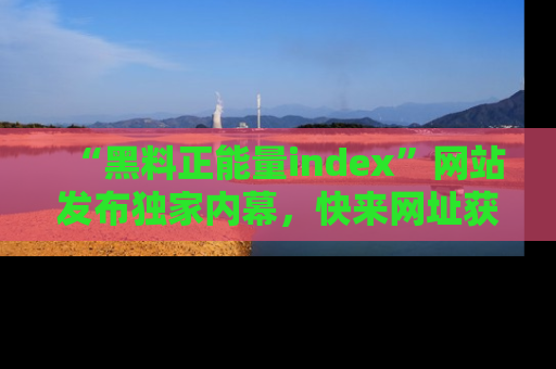 “黑料正能量index”网站发布独家内幕,快来网址获取精彩内容吧!