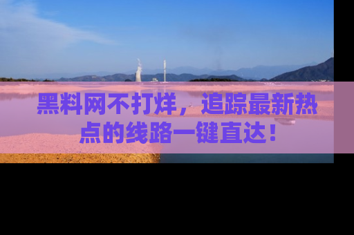 黑料网不打烊，追踪最新热点的线路一键直达！