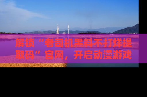 解锁“老司机黑料不打烊提取码”官网，开启动漫游戏的新次元之旅！