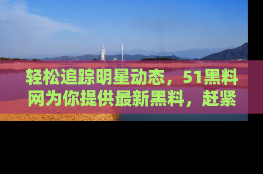 轻松追踪明星动态，51黑料网为你提供最新黑料，赶紧访问网址观看！