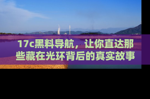 17c黑料导航,让你直达那些藏在光环背后的真实故事