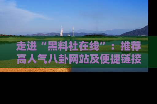 走进“黑料社在线”：推荐高人气八卦网站及便捷链接的全面指南